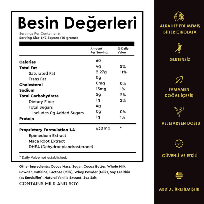 tabs Sevgi Çikolatası